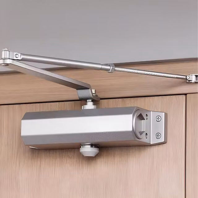 Lifeideas Hydraulic Adjustable Automatic Door Closer, Silver, 47 cm