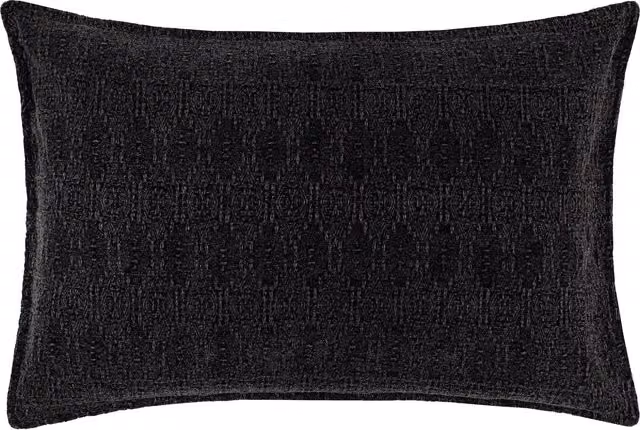Make It A Home Ramas Black Jacquard Cotton Cushion Cover
