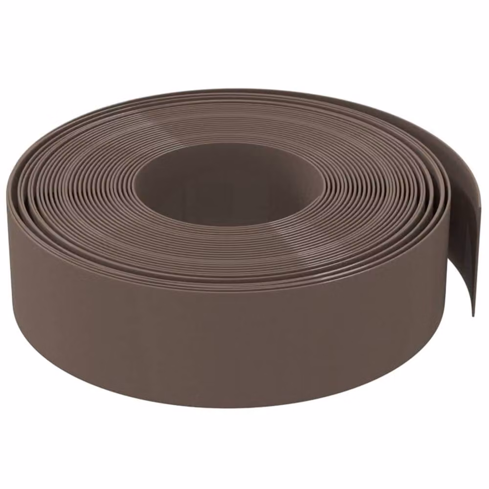 Berkfield Home Durable Polyethylene Garden Edgings, 2 Pack, Brown, 10 m x 15 cm – 3