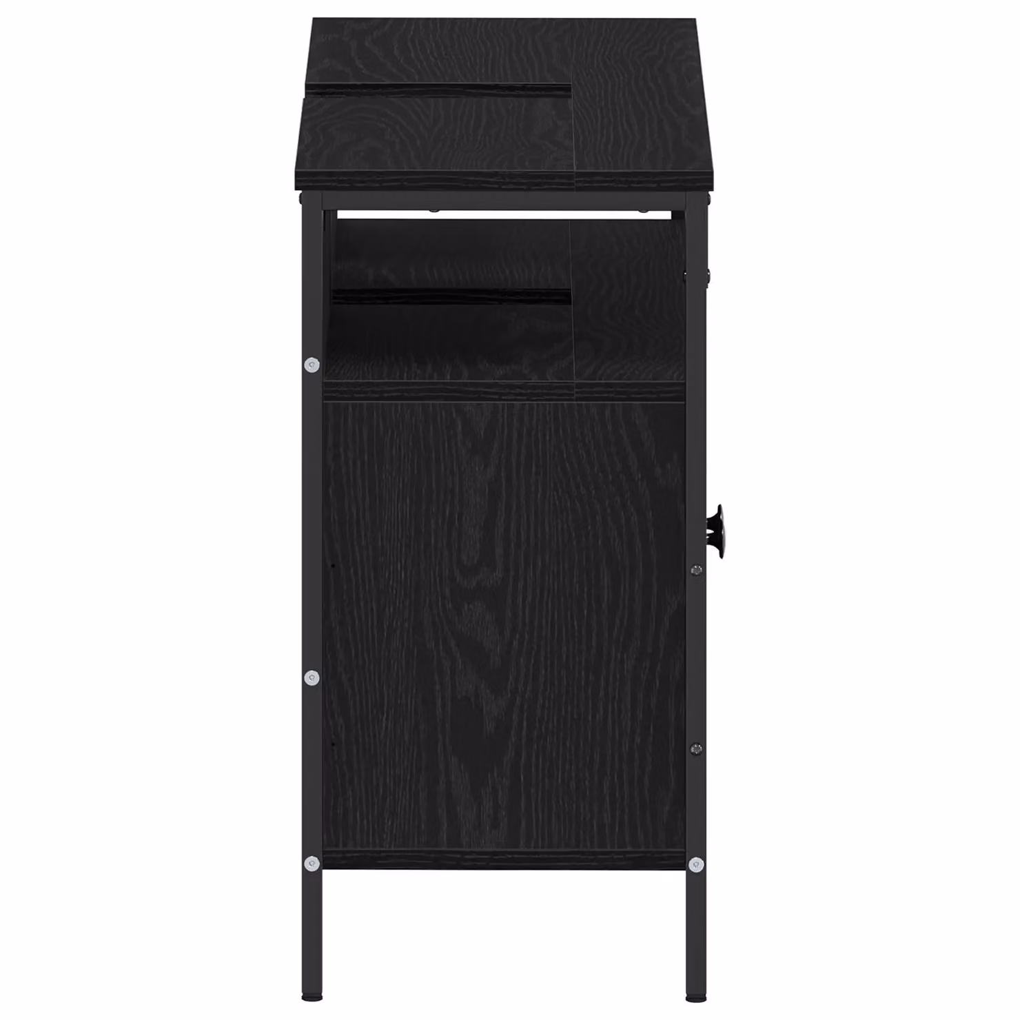 Berkfield Home Black Oak Bathroom Sink Cabinet W/D/H: 80 x 30 x 60 cm – 3