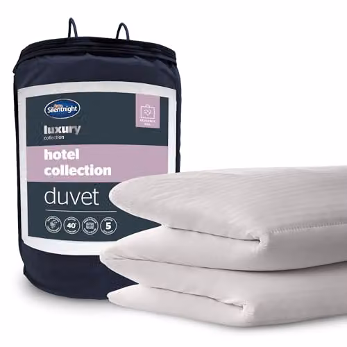 Silentnight Hotel Collection 13.5 Tog Super King Duvet, White, W/D/H: 260 x 220 cm