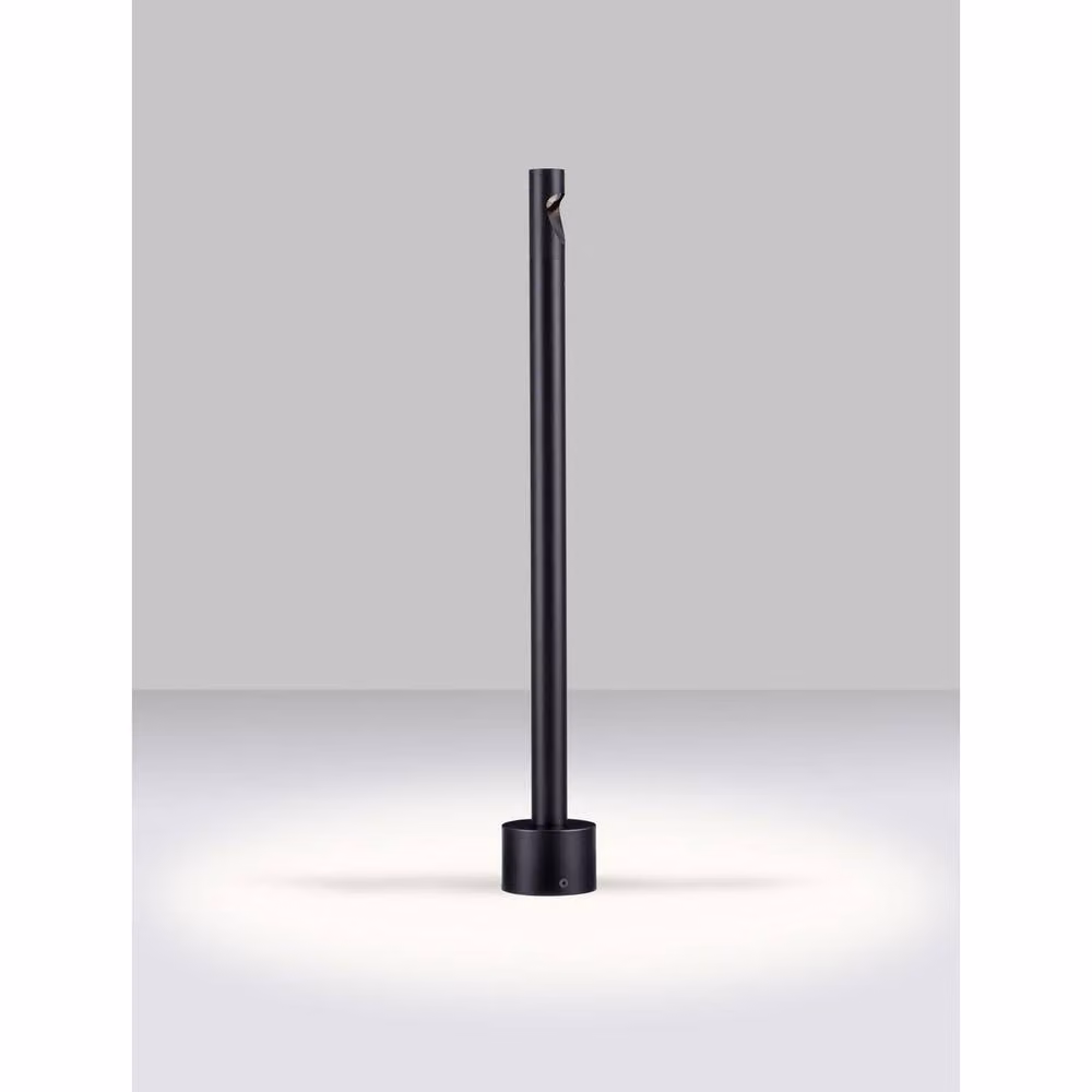 Netlighting Luxor Outdoor LED Bollard in Sandy Black, 4W, 143lm, 3000K, IP65 – 2