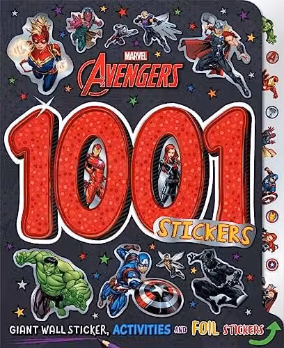Marvel Avengers 1001 Stickers Multicolour Paper Sticker Set for Children