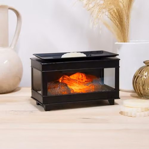 Garden Greatness Nova Rustic Brown Log Aroma Burner – 2
