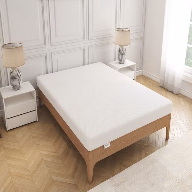 BSSPOKE White Memory Foam Mattress for Adults, 15 cm