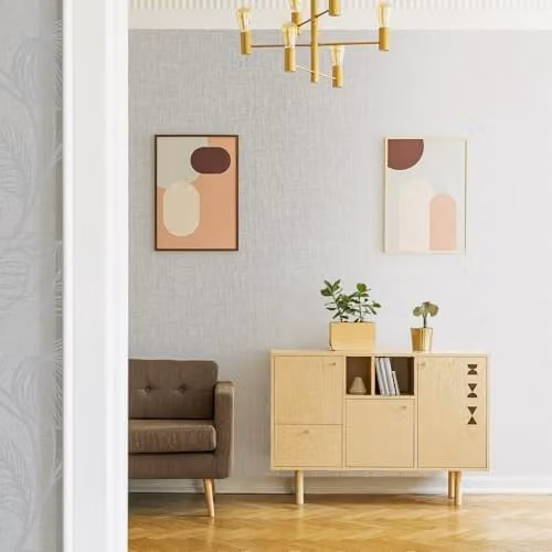 Graham & Brown Silver Plain Classic Wallpaper