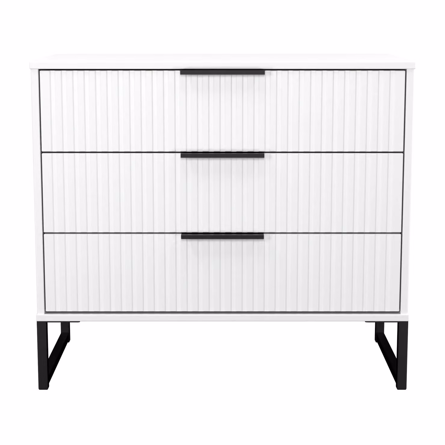 2 U Menai 3 Drawer Chest in White – 2