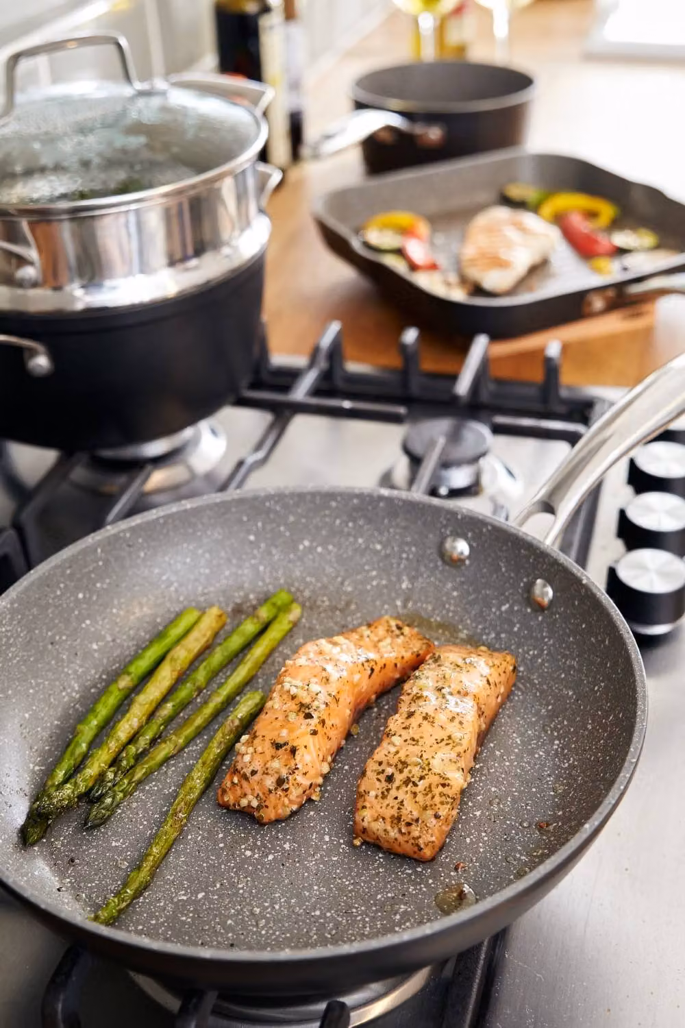 Stellar Rocktanium Non-Stick Frying Pan, 28 cm, Metallic Silver – 4