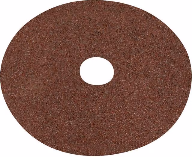 Loops 25 Pack 125mm Fibre Backed Sanding Discs, 24 Grit Aluminium Oxide Round Sheets for Orbital Sanders – 1