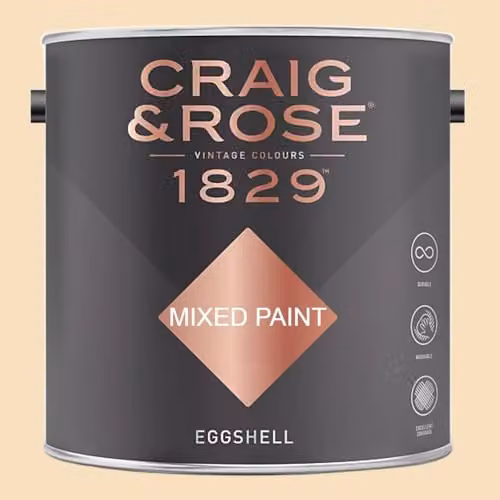 Craig & Rose 1829 Eggshell Paint in Adam Cream, 2.5L