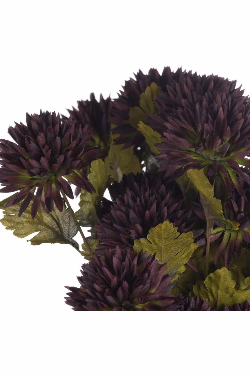 Hill Interiors Artificial Chrysanthemum Single Stem in Brown and Multicolour – 2