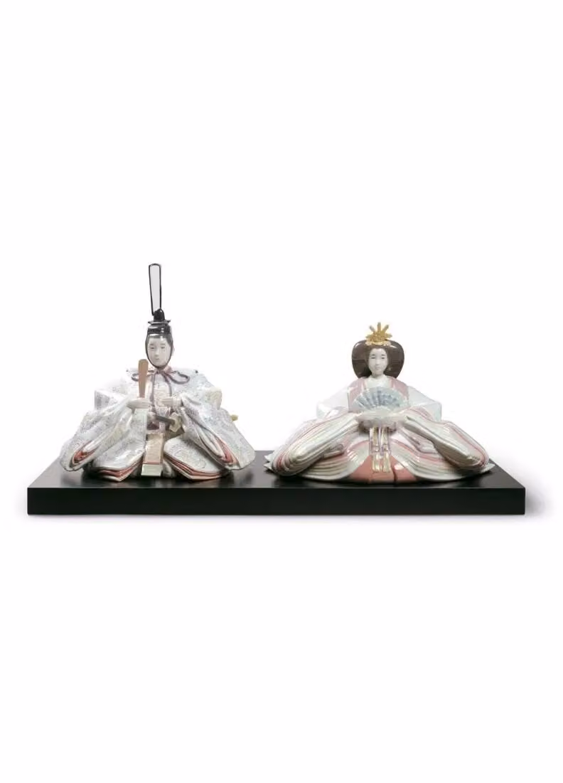 Lladró Hina Dolls Limited Edition 2015 Porcelain Figurine in Multicolour