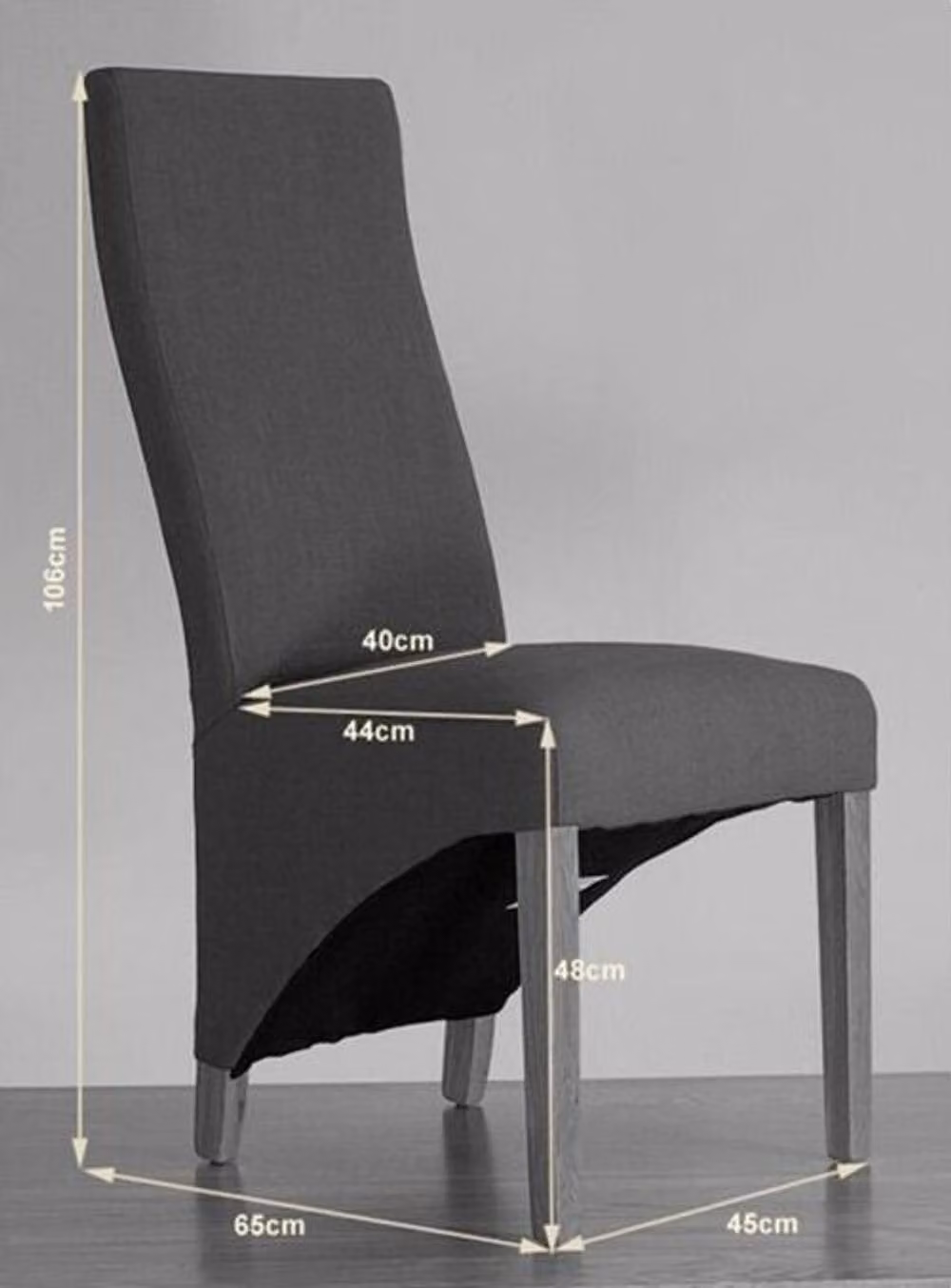 Thats Furniture Dakota Oak Dining Table and 8 Lola Black Fabric Chairs Set, W: 182 cm, D: 92 cm, H: 77 cm – 4