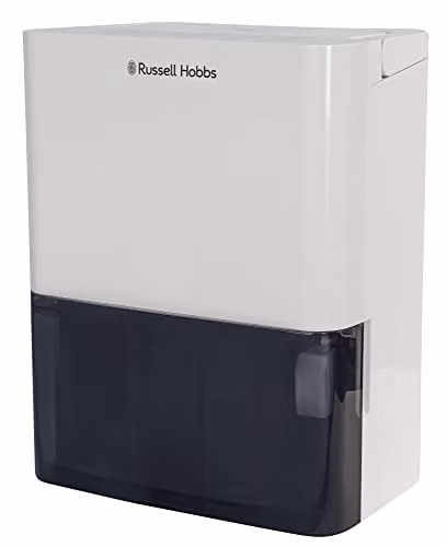 Russell Hobbs RHDH1001 Dehumidifier, 10L/Day Capacity for Rooms up to 30m2, White