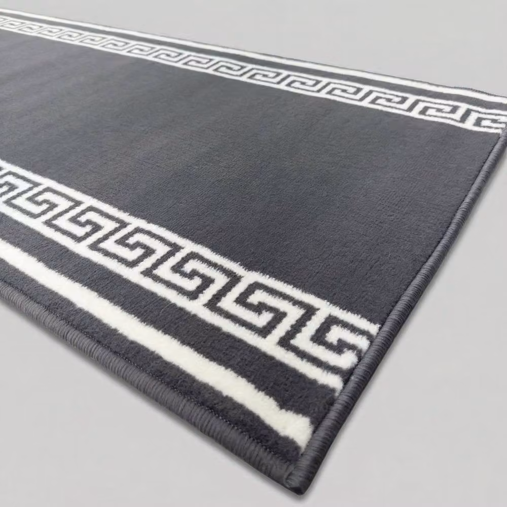 runrug Key Hallway Runner Rug, Grey, W: 100 cm, L: 390 cm – 7
