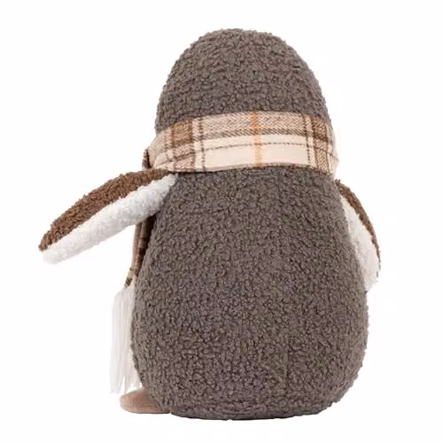 Paoletti Boucle Penguin Novelty Doorstop in Grey – 2