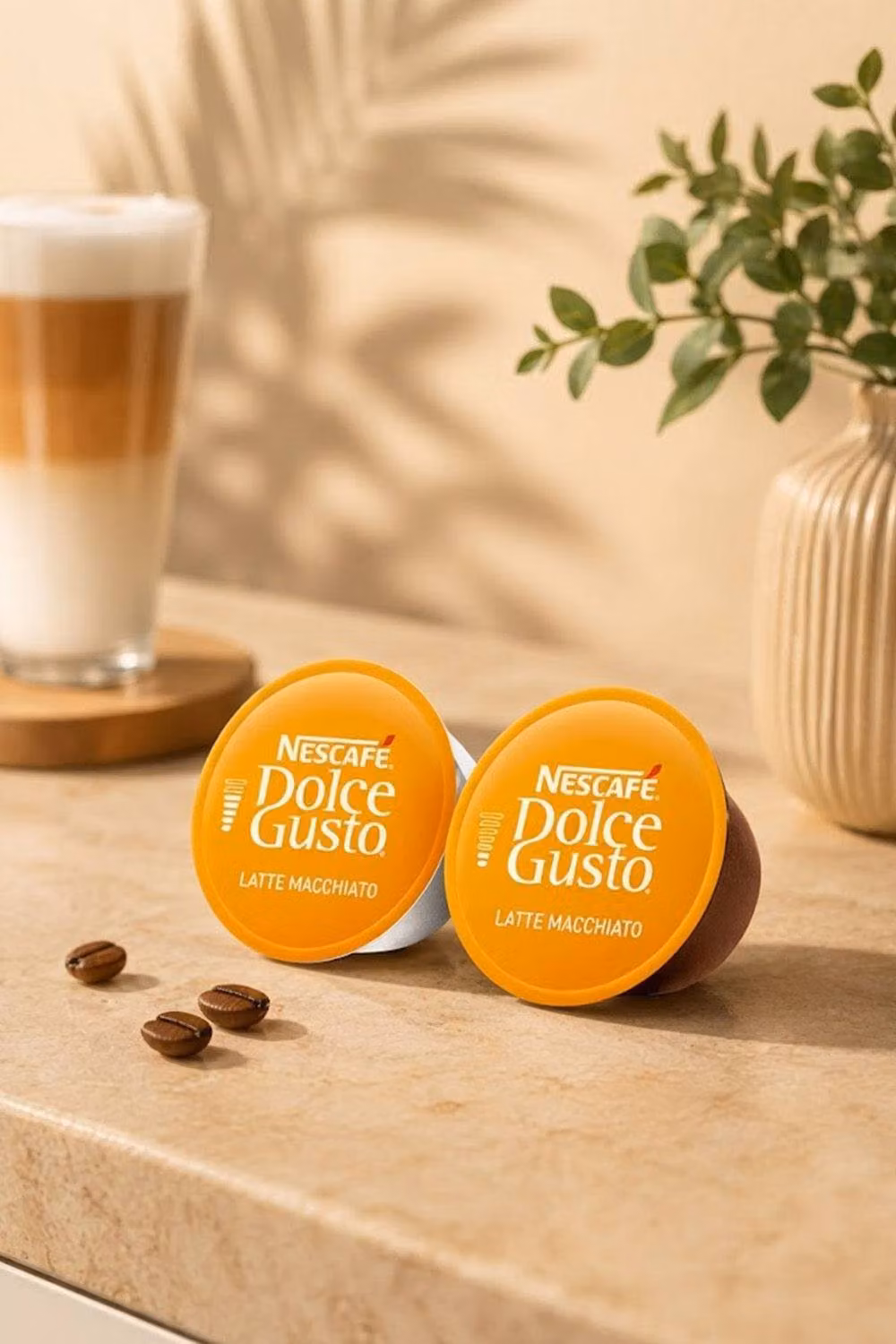 Nescafe Dolce Gusto Flat White and Latte Macchiato Coffee Pods, 32 Pack, Brown – 3