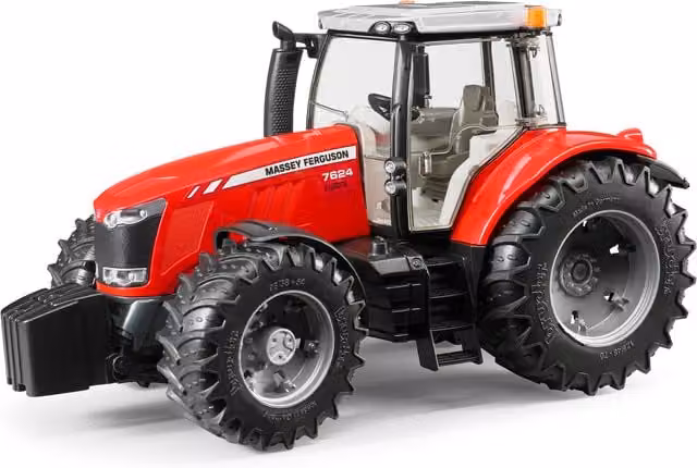 Bruder Massey Ferguson 7624 Red Detailed Vehicle and Playset Model 1:16 Scale