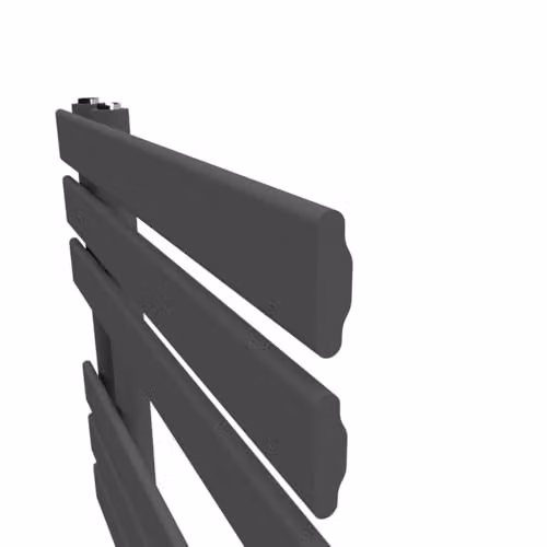 Lux Heat Anthracite Grey Open-Flat Designer Steel Towel Radiator H 80 cm x W 50 cm – 4