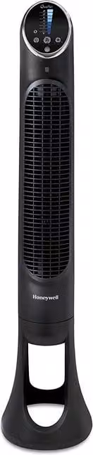 Honeywell Black Tower Fan with Sleep Mode, Oscillation, Timer and Remote Control