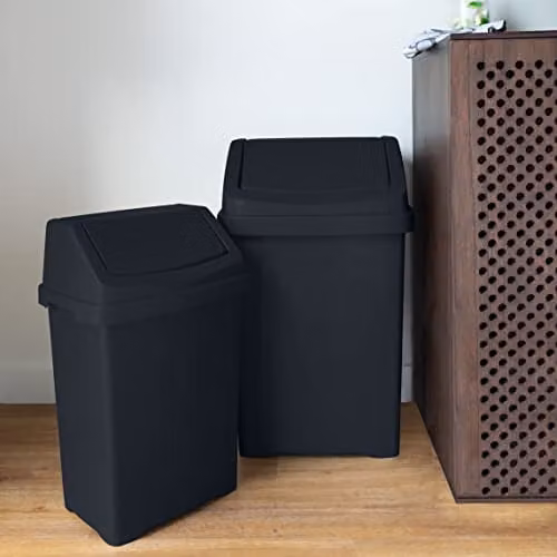 Wham Casa 2 Piece Blue Swing Bin Set – 1