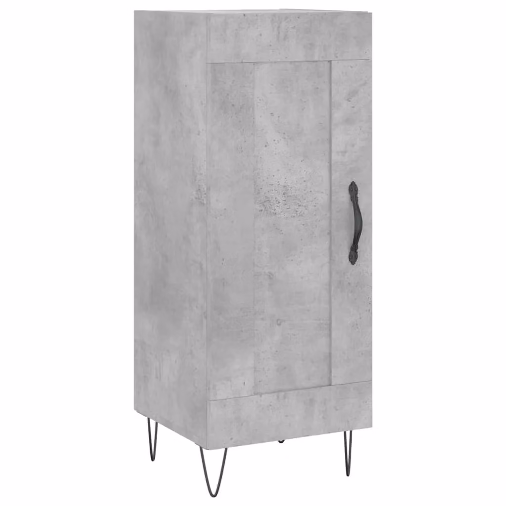 Berkfield Home Modern Sideboard in Grey, W/D/H: 34.5 x 34.5 x 90 cm – 2