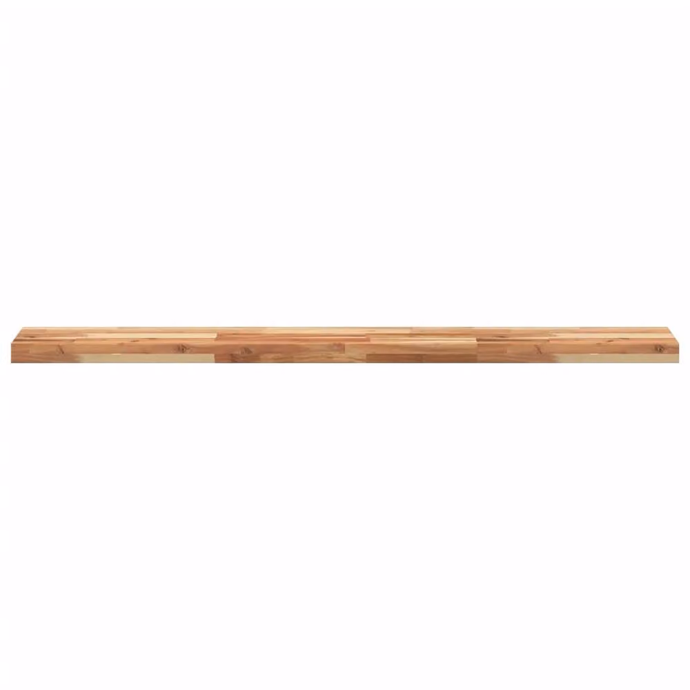 Berkfield Home Rectangular Solid Acacia Wood Table Top, Brown, W: 120 cm, D: 20 cm, H: 4 cm – 2