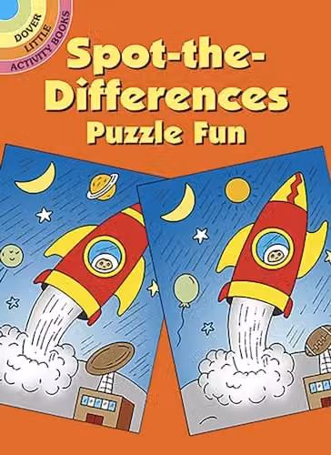 Dover Spot the Differences Puzzle Fun Little Activity Book, Multicolour