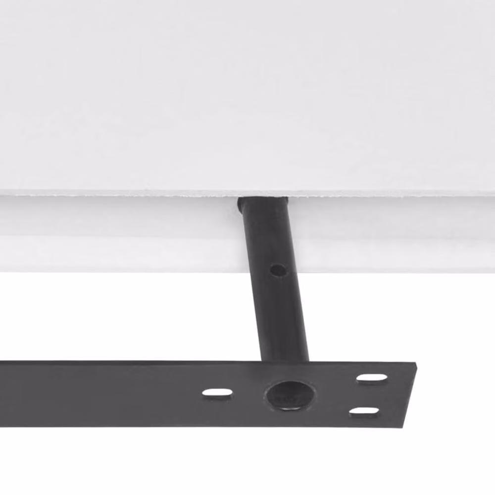 Berkfield Home Set of 4 White Wall Mounted MDF Shelves, Width: 40 cm – 3