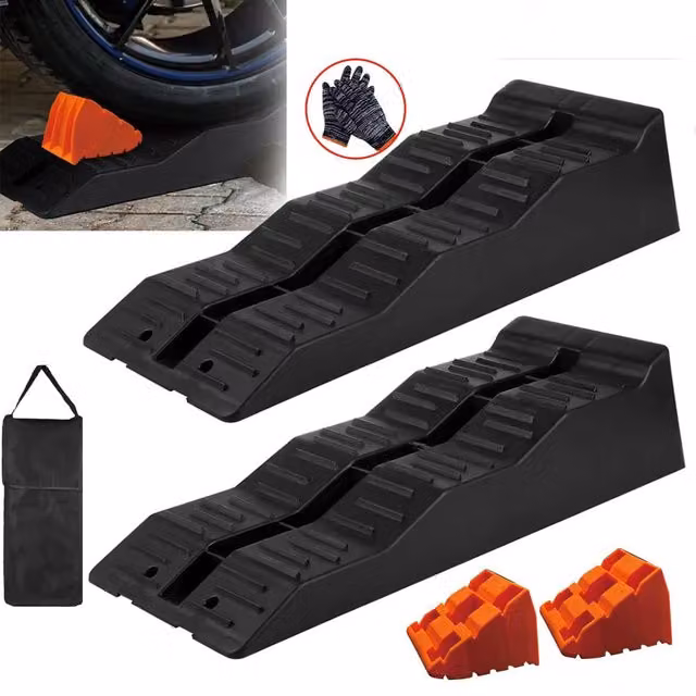 SPETLEK Campervan Trailer Motorhome Levelling Block Ramp in Black