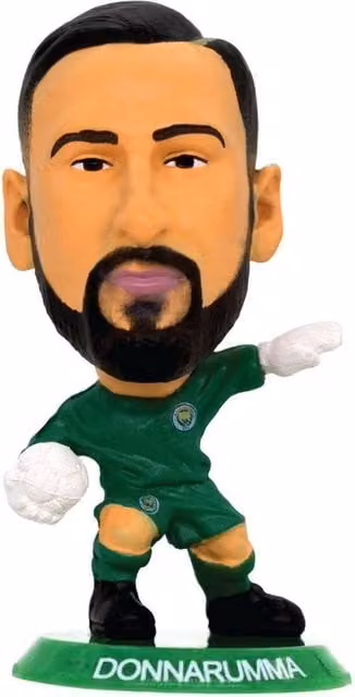 Manchester City FC SoccerStarz Gianluigi Donnarumma Football Figurine, Green – 1