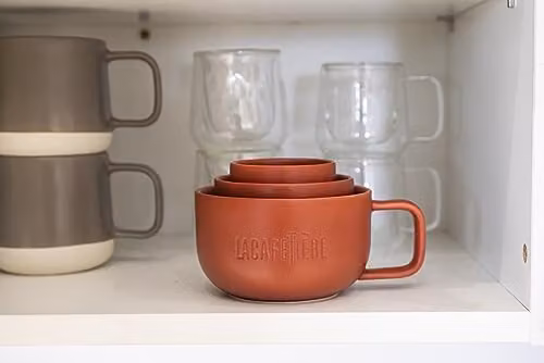 La Cafetiere 3pc Family Mug Set, Red, 380ml, 200ml and 100ml – 5