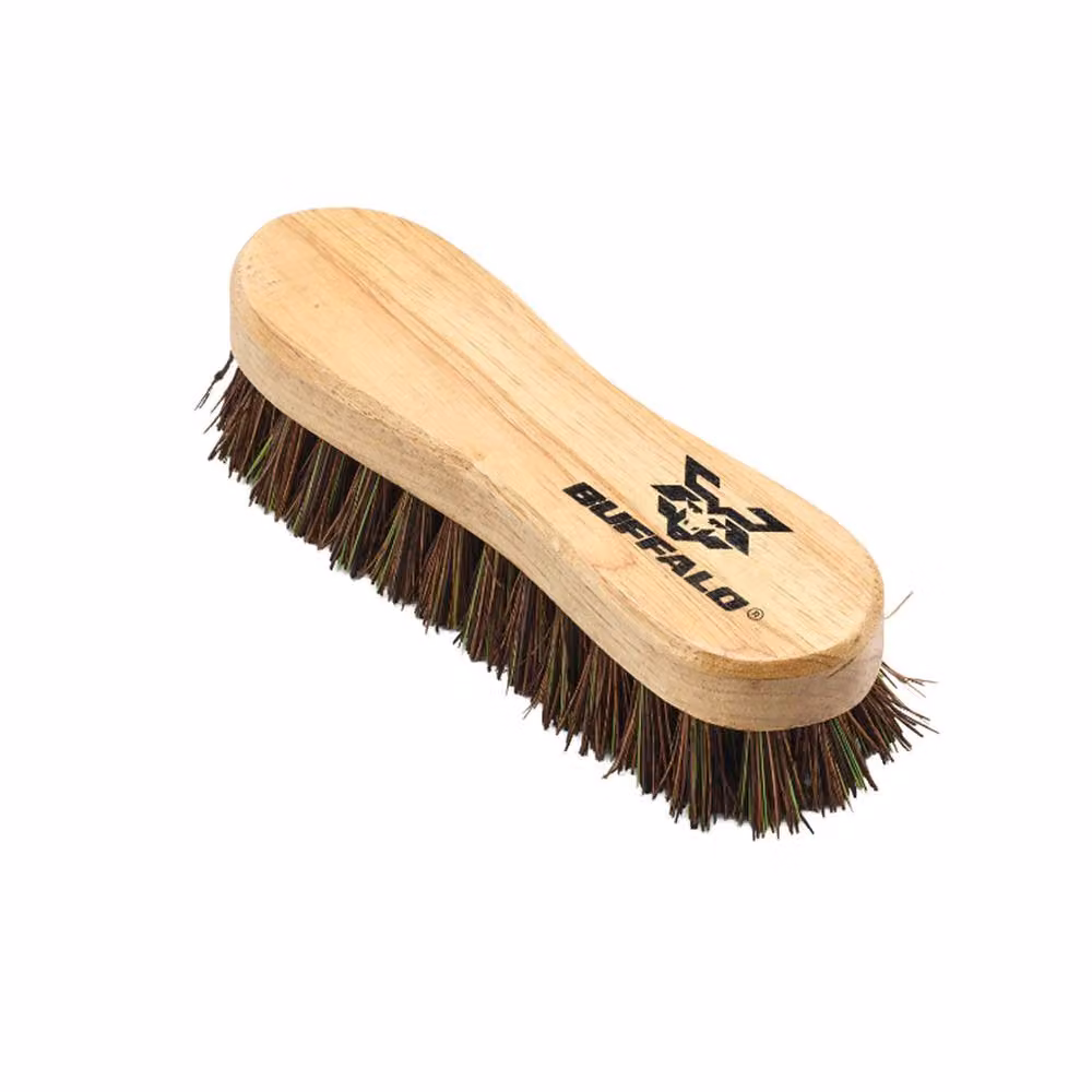 Buffalo Bassine Mix Scrubbing Hand Brush in Brown and Multicolour with Wood Handle – 2