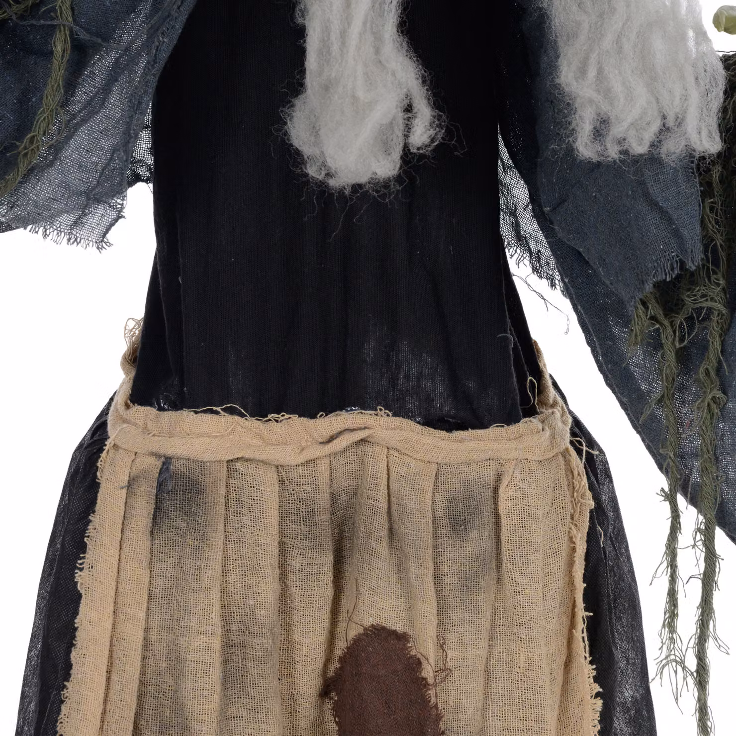 HOMCOM Hunchback Witch Halloween Animatronic with Glowing Eyes in Red and Multicolour – 8