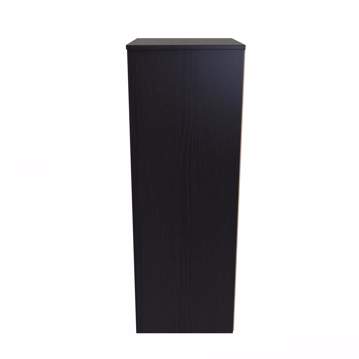 Ready Assembled 2 U Bristol 5 Drawer Tall Bedside Chest in Black – 2