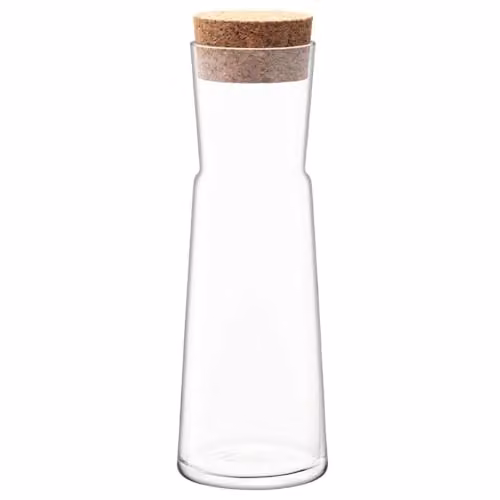 LSA International Transparent Glass Carafe with Stopper