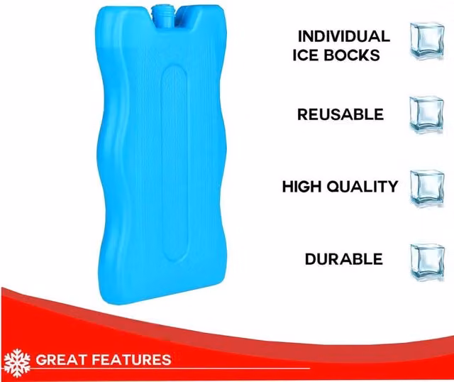 NESTLUNE Reusable Blue Ice Cool Packs for Picnic and Travel