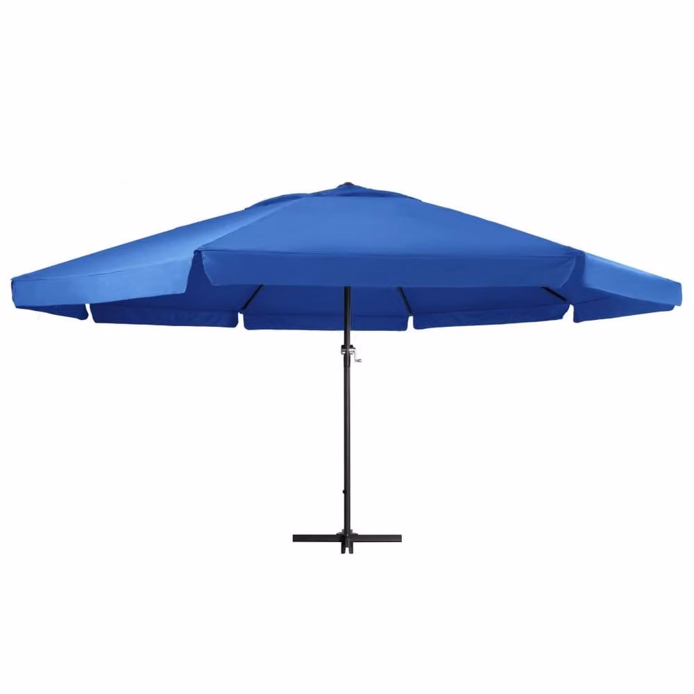 Berkfield Home Outdoor Parasol with Aluminium Pole, Azure Blue – 2