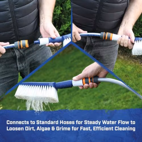 Faithfull Blue Stiff Water Flow Hand Brush – 5