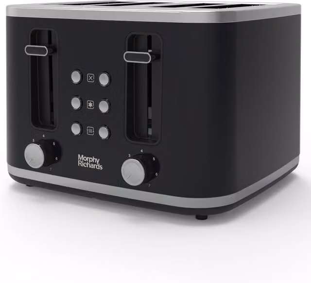 Morphy Richards Motive 4 Slice Toaster in Black