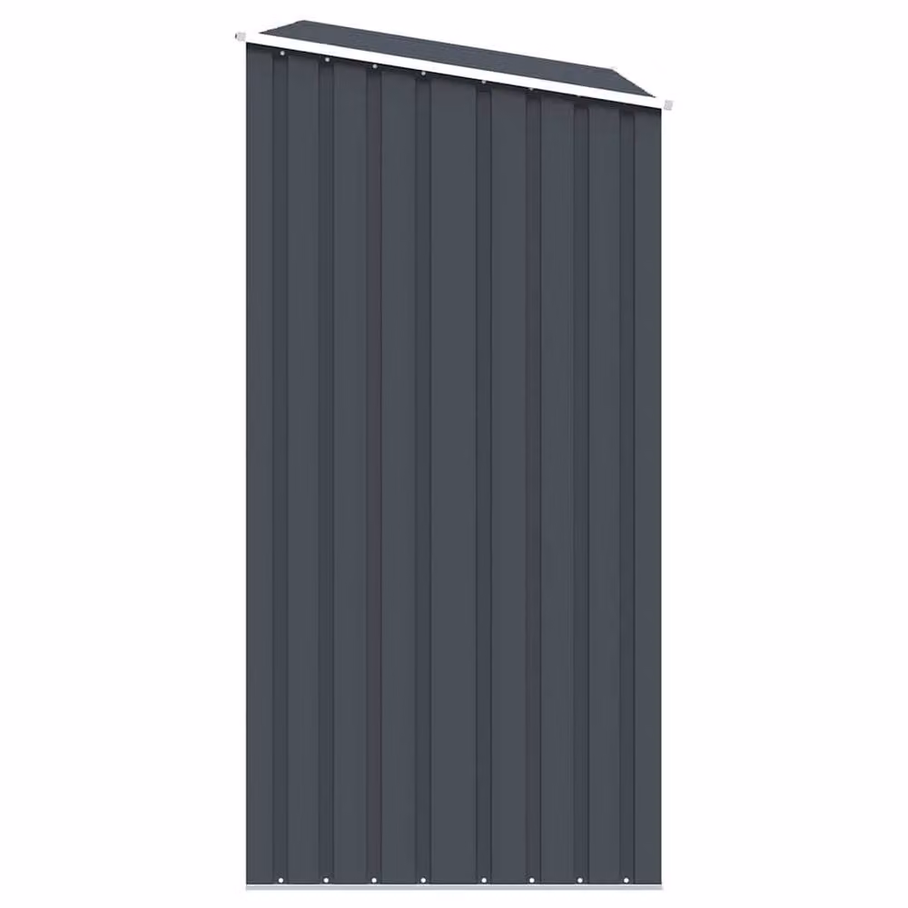 Berkfield Home Garden Modern Firewood Shed in Anthracite Galvanised Steel, W/D/H: 245 x 98 x 159 cm – 6