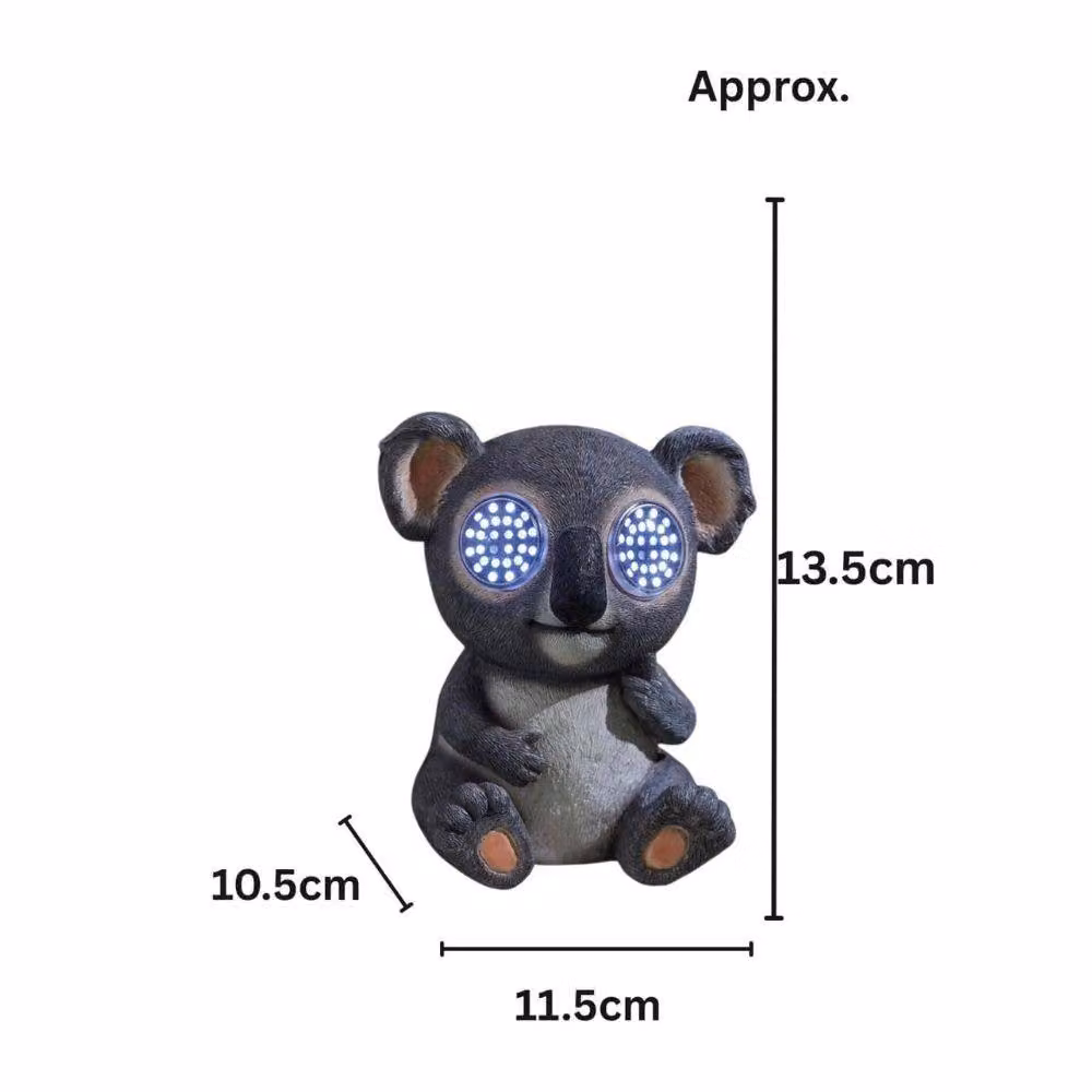 Marco Paul Solar Blinkin Koala Garden Ornament in Grey – 2