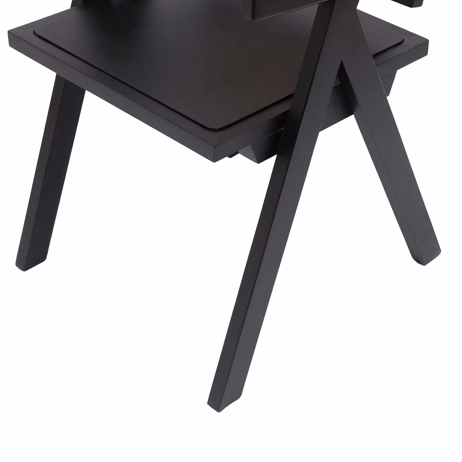 Nordlys Scandinavian Solid Ash Dining Room Chair in Black with Armrests – 4