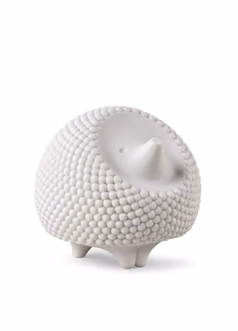 Lladró Hedgehog Wireless Ceramic Table Lamp in White