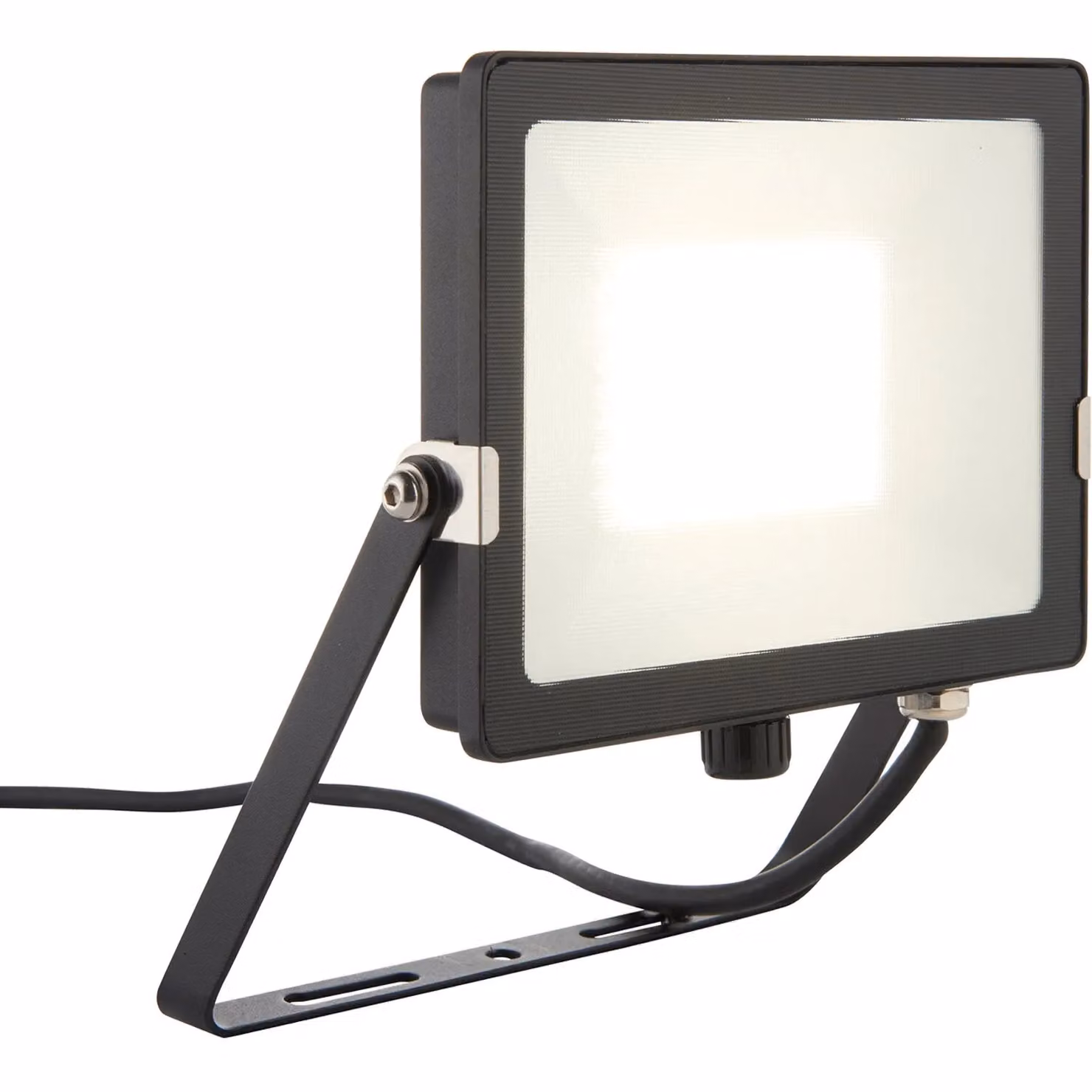Loops 2 Pack 50W Outdoor Waterproof LED Floodlight in Matt Black with Cool White Light – 3
