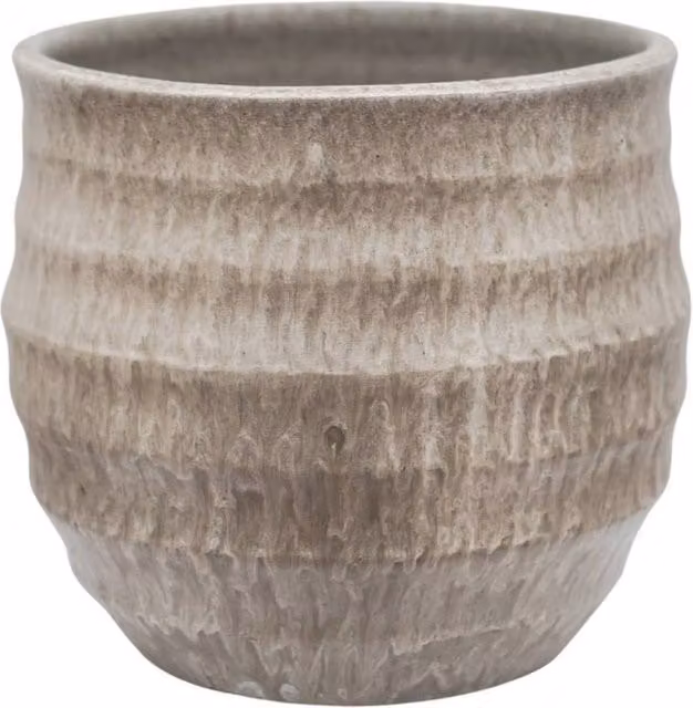 Ivyline Devon Beige Honeycomb Planter H: 27 cm, D: 29 cm – 1