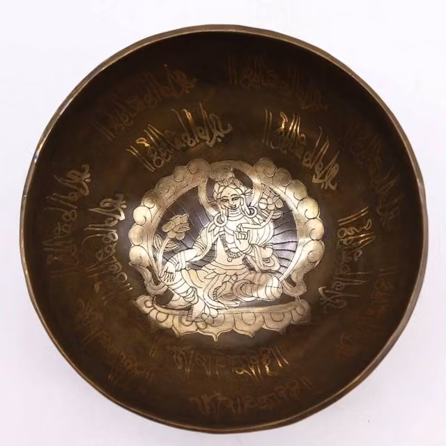 KDMK Brass Golden Tara Special Bowl Set in Gold