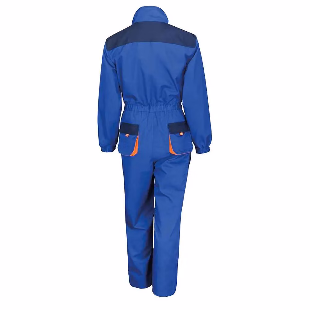 Result Men's Work-Guard Lite Poly-Cotton Coverall in Blue, Size: 4XL – 2