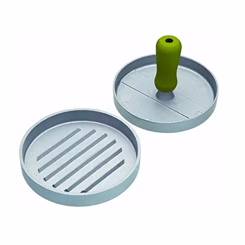 KitchenCraft Grey Cast Aluminium Quarter Pounder Burger Press – 1