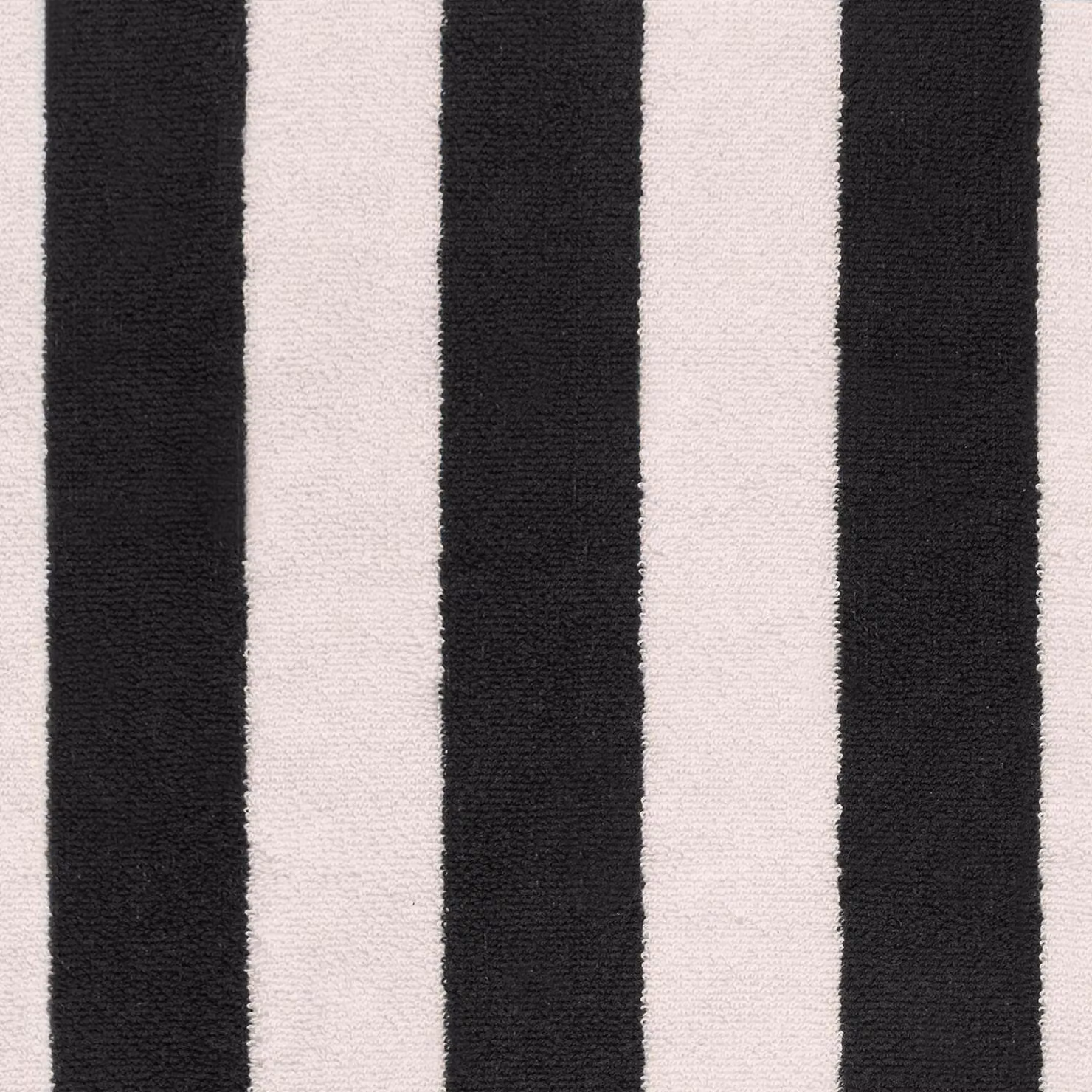 OHS 2 Pack Striped 100% Cotton Hand Towels in Black and White, W/D/H: 50 x 80 x 0.5 cm – 6